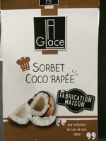 Sorbet coco rapée