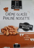 Crème glacée praliné noisette