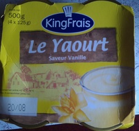 Yaourt au lait entier à la vanille 4 x 125 g