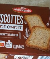 Biscottes Mannapain blé complet