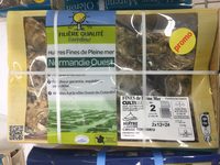 Huîtres fines de pleine mer - Normandie Ouest