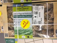 Huîtres fines de pleine-mer Normandie Ouest (+1 gratuit)