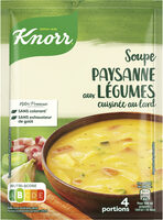 Knorr Soupe Déshydratée Paysanne Légumes & Lard 4 Portions