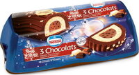 Buche glacee aux 3 chocolats