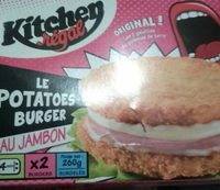 Le potatoes burger au jambon
