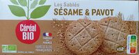 Sablés sésame & pavot