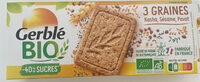 Biscuits 3 graines Kasha, Sésame, Pavot