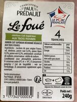 Jambon cuit supérieur AUX TROIS POIVRES