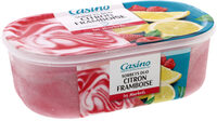 Sorbets duo Citron Framboise - Les marbrés