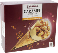 Cônes caramel beurre salé