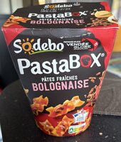 Sodebo pastabox 330g fusilli a la bolognaise