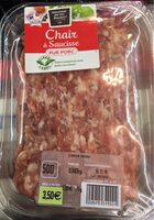 Chair à saucisse, pur porc