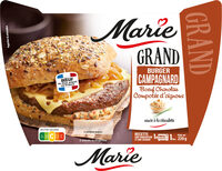 Grand Burger Campagnard - Bœuf charolais & compotée d'oignons XL