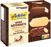 Mini colosse vanille (G) chocolat blanc x2 - chocolat lait amandes x2 - chocolat lait x2 - 60mL
