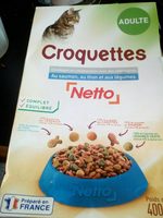 Netto Croquettes Crevettes Truite Saumon legumes400g
