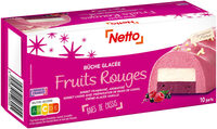 Bûche fruits rouges - vanille (S/CG) - 1000mL