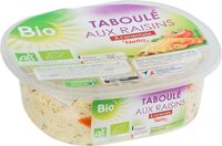 Taboule raisin bio