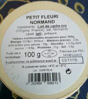 Petit fleuri normand