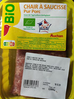 Chair à saucisse pur porc bio