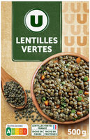 Lentille verte, étui de 500g