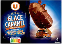 Bâtonnets glacés envie caramel - x4 252g