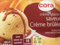 Crème glacée saveur crème brûlée