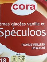 Crème vanille et spéculoos