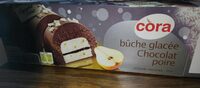 Bûche glacée chocolat poire