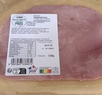 Jambon cuit superieur au torchon
