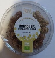 Amande Bio caramélisée sésame