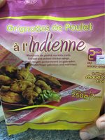 Grignottes de poulet à l'Indienne