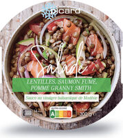 Salade Lentilles, Saumon Fumé, Pomme Granny Smith