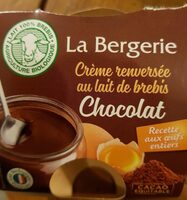 Crème au chocolat au lait de Brebis