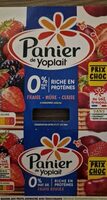 Panier de yoplait 0% de matière grasse fruits rouges