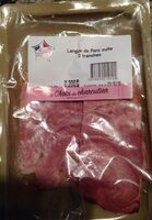 Langue de porc cuite 3 tranches