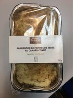 Parmentier de pommes de terre au canard confi