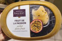 Sorbet plein fruit Fruit de la passion