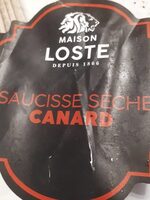 Saucisse seche de canard