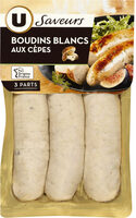 Boudins blancs aux cèpes - x3, 375g