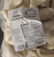 Mini samoussa a la volaille