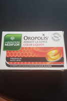Mediflor Oropolis Pastilles Coeur Liquide 16 Pastilles (throat)