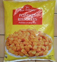 Pommes rissolées préfrites et surgelées