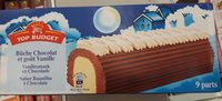 Bûche chocolat - goût vanille (G) - 900mL