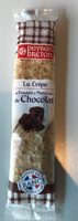 Crêpe au fondant et morceaux de chocolat