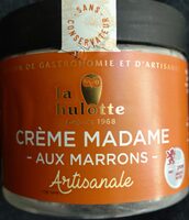 Crème Madame aux Marrons Artisanale