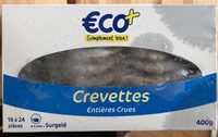 Crevettes entières crues