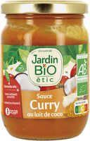 Sauce curry lait de coco