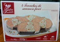 4 Tranches de saumon farci