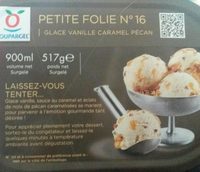petite folie n°16 glace vanille caramel pécan
