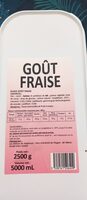 Glace goût fraise